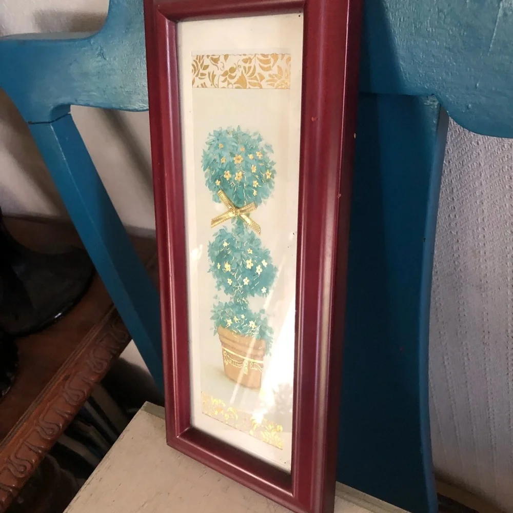 Framed Topiary Picture